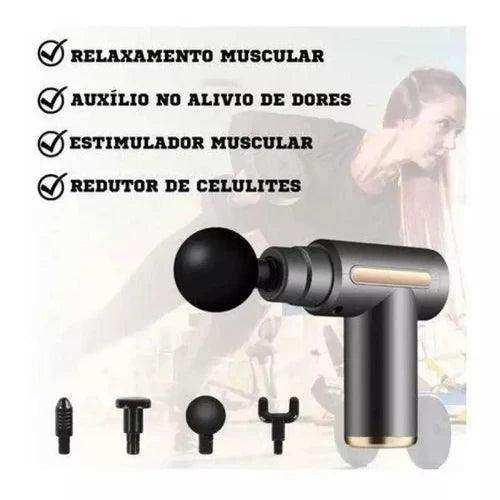 Pistola Massageadora Portátil