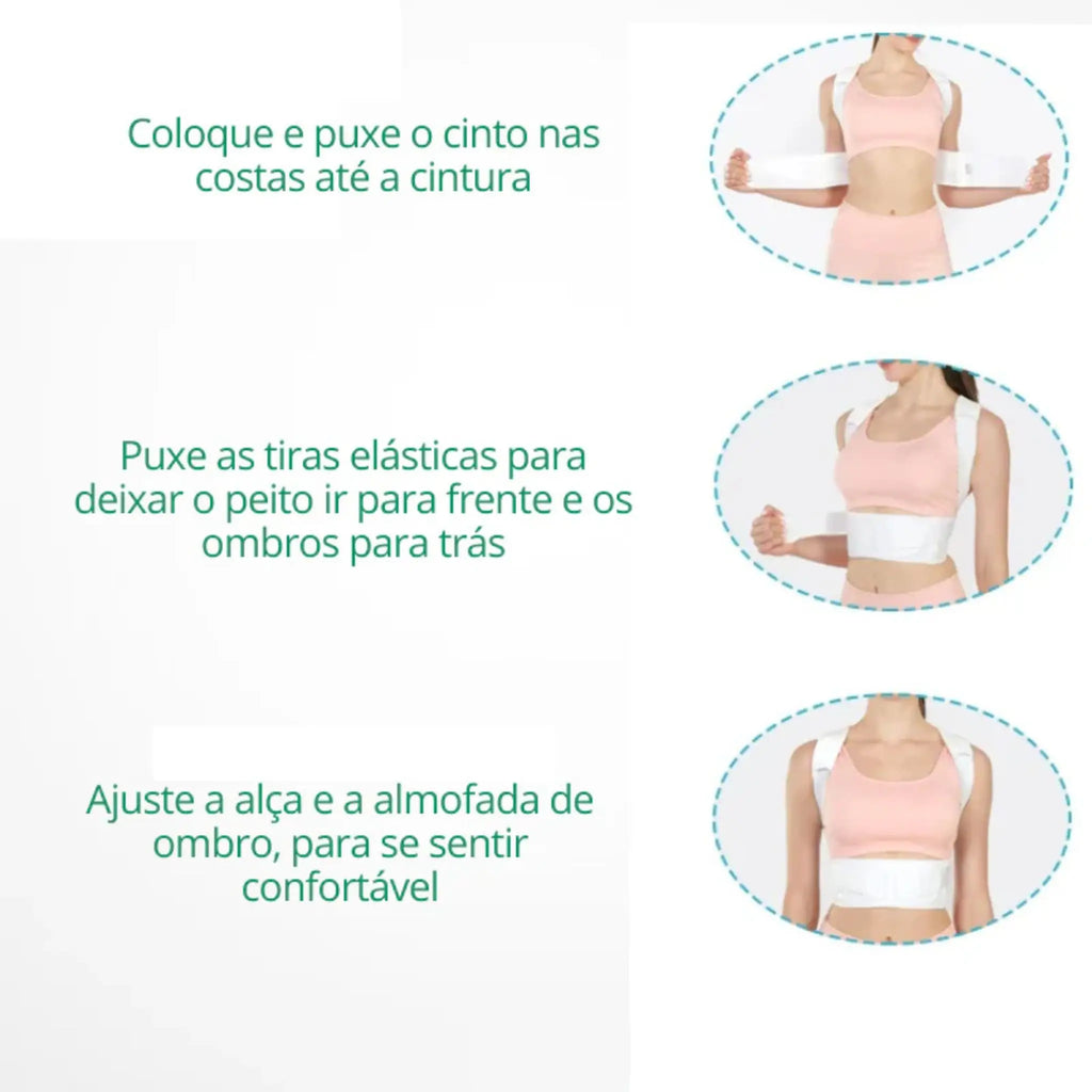 PosturePro - Corretor Postural Ajustável Feminino