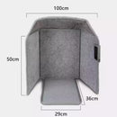 Aquecedor Elétrico de Pés com Painel Dobrável