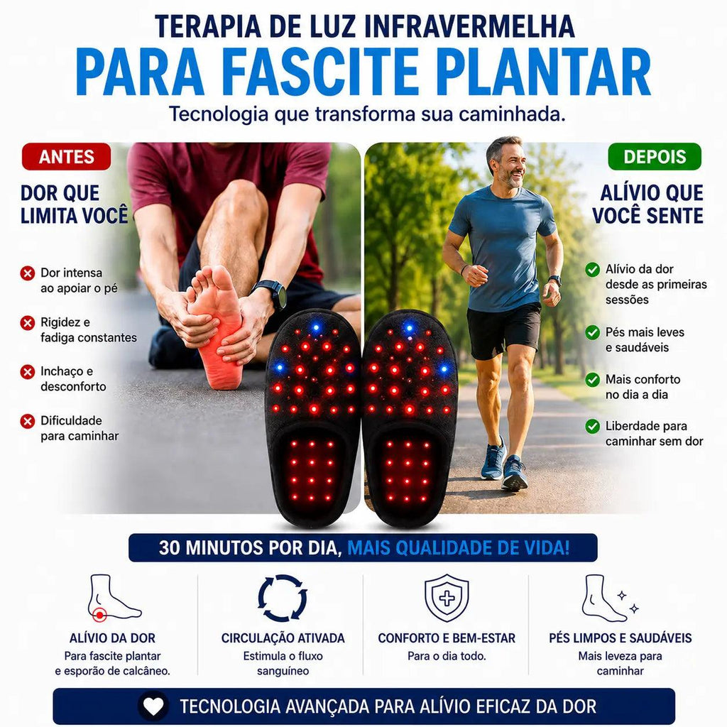 Terapia De Luz Infravermelha Para Fascite Plantar