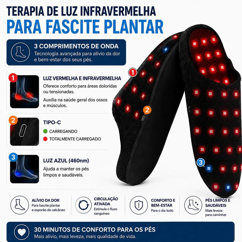 Terapia De Luz Infravermelha Para Fascite Plantar