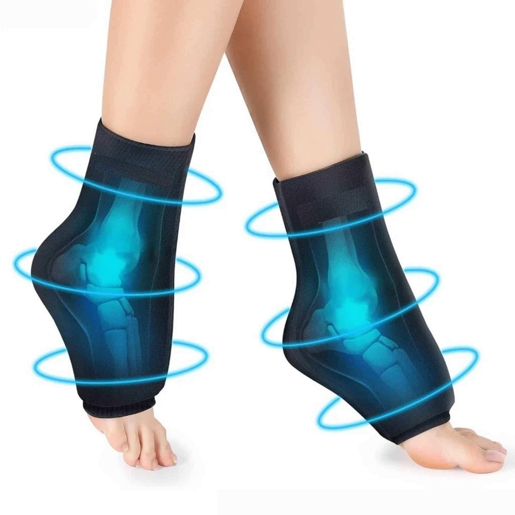 Tornozeleira em Gel Frio e Quente para Dores - Arquitetura da Saúde