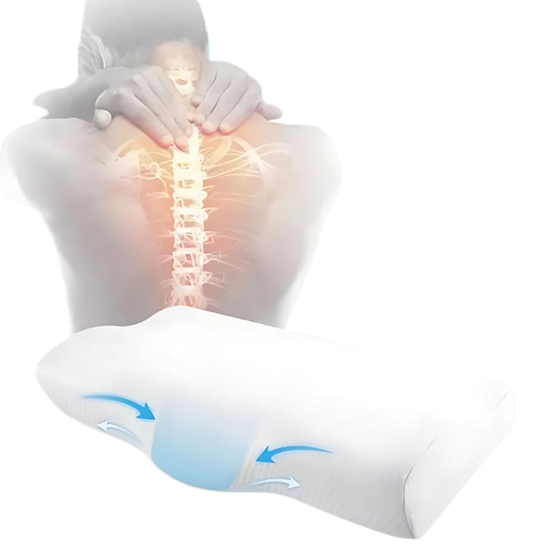Travesseiro Ortopédico Cervical em Forma de Borboleta