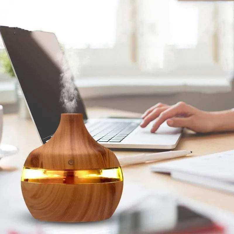 Umidificador e Aromatizador de Ar Ultrassônico USB com LED - Arquitetura da Saúde